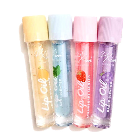 Fruity Scent Lip Oil Gloss 4 PCs SET