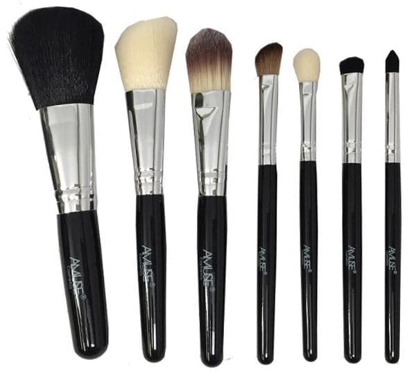 7 PCS Makeup Brushes with Caddy Case