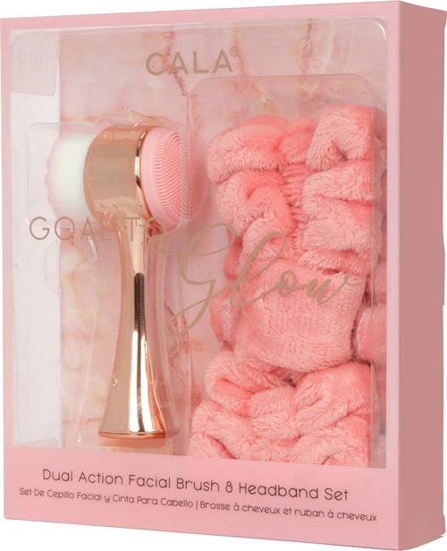 Goal To Glow - Facial Cleansing Brush & Headband SET