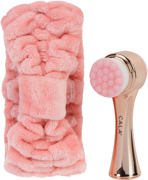 Goal To Glow - Facial Cleansing Brush & Headband SET