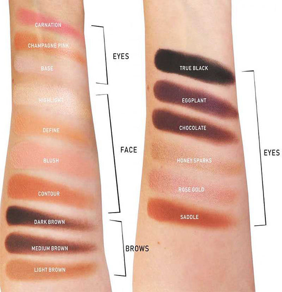 In Your Face 3 in 1 Eyeshadow Brow Contour Makeup Palette