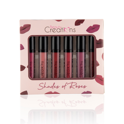 Shades Of Roses Liquid To Matte Lip Gloss SET - Limited Edition