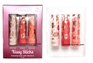 Kissy Sticks Tinted Lip Balm with Vitamin E "Nude Mood" Set