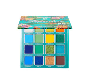 Paradise 16 Colors Matte & Shimmer Eyeshadow