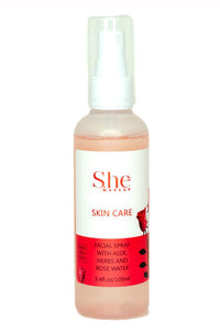 Facial Spray Mist with Aloe and Rose Water
