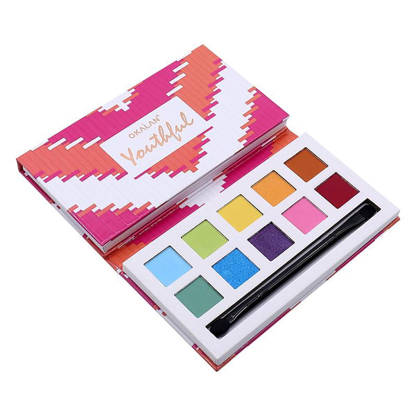 Youthful 10 Colors Matte & Shimmer Shadow