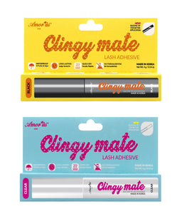 Clingy Mate Lash Adhesive Glue - Silicone Tip (Clear / Black)