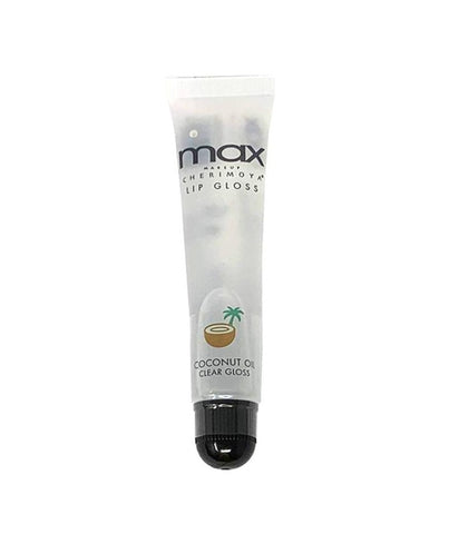 Max Cherimoya Coconut Oil Clear Lip Gloss Polish