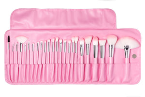Baby Pink 24 PCS Makeup Brush Set