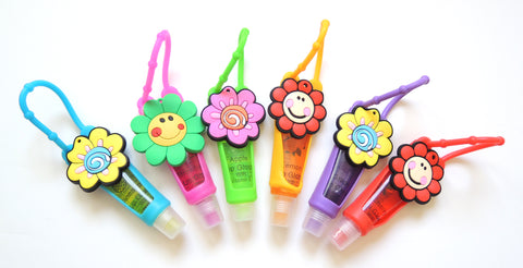 Fruit Flavor Lip Gloss With Flower Holder