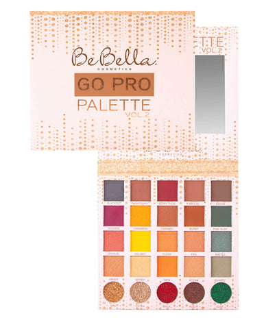 Go Pro Volume 2 Matte , Shimmer & Glitter 25 Color Shadow Palette