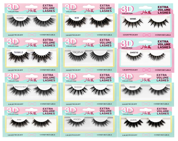 Jlash 3D Extra Volume Mink Lashes