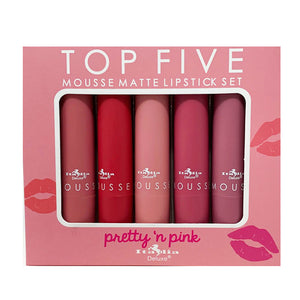 Mousse Matte Lipstick Gift Set "#4 Pretty 'n Pink"