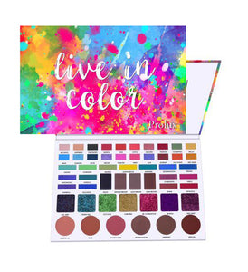 Live in Color 35 Color Shadow Palette (Eyeshadow , Blush. Brow, Contour)