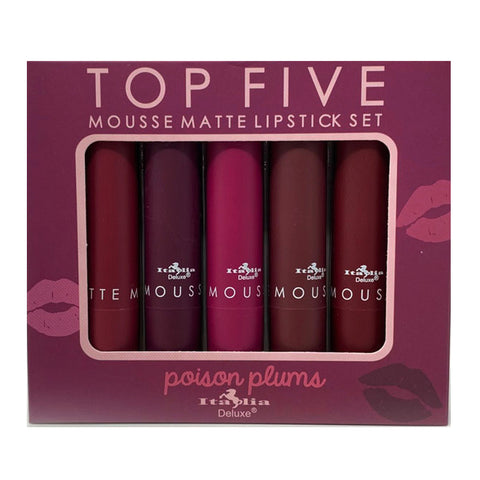 Mousse Matte Lipstick Gift Set "#1 Poison Plums"